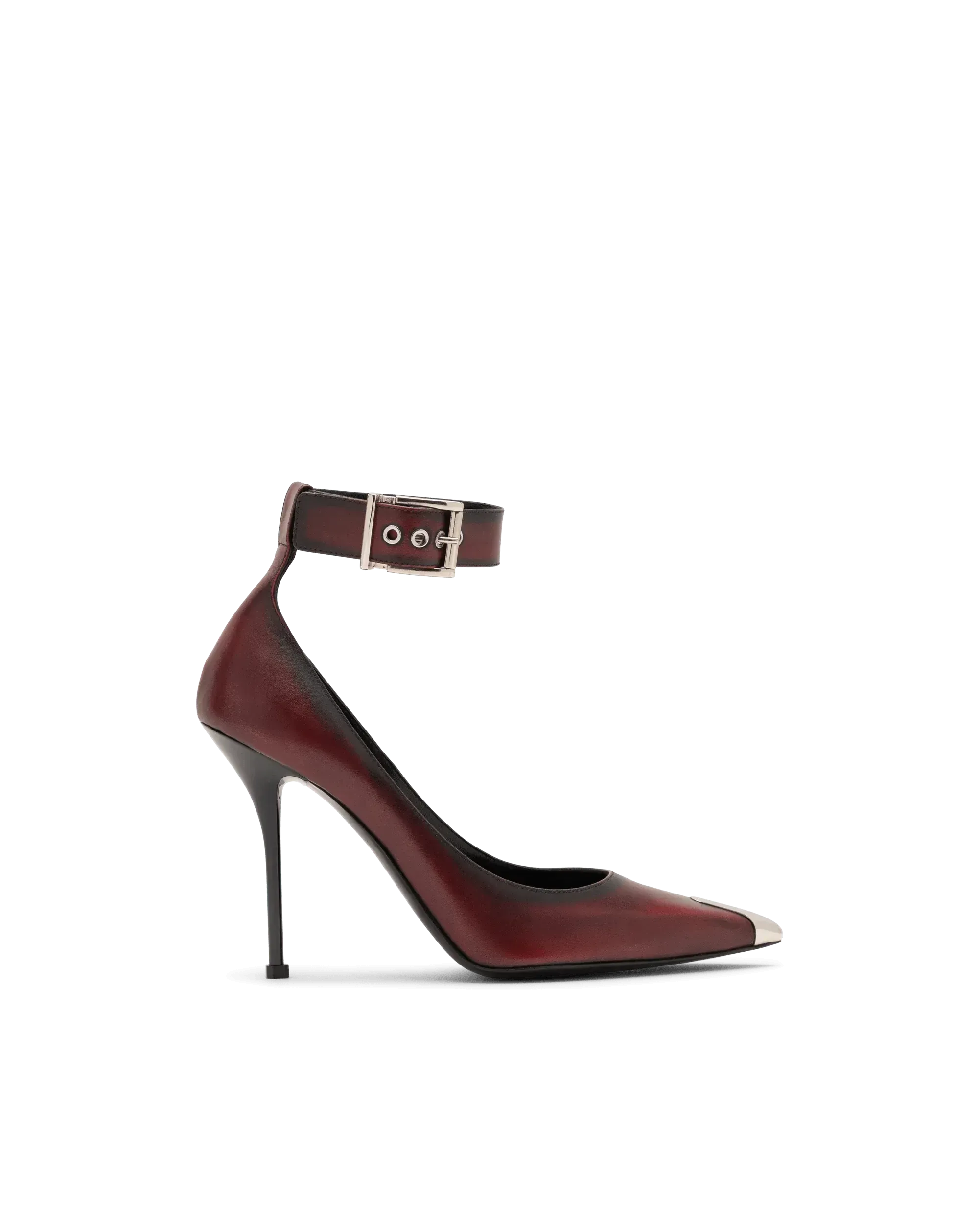 Alexander Mcqueen Shoes Women Punk Ankle Strap Pump