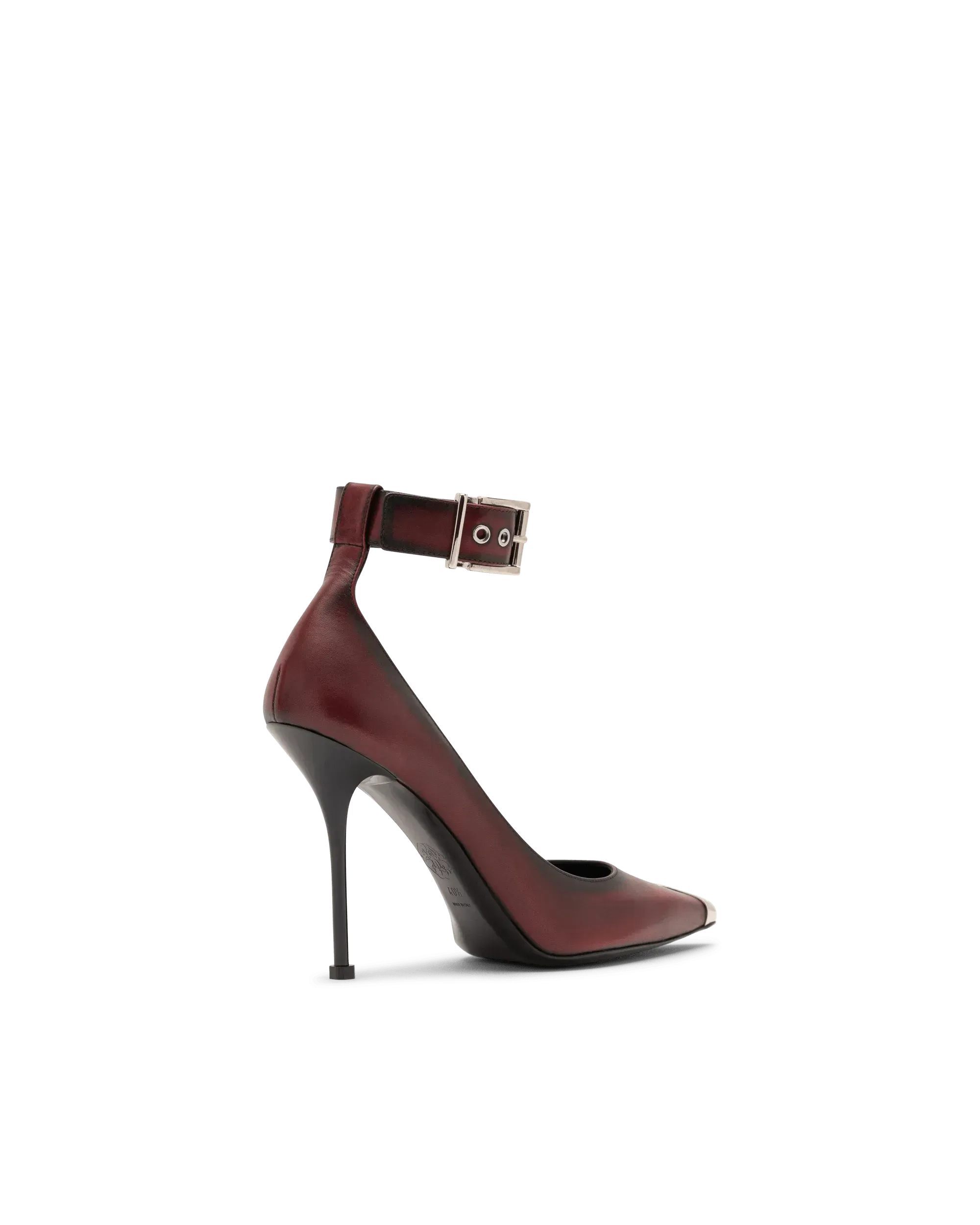 Alexander Mcqueen Shoes Women Punk Ankle Strap Pump