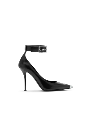 Alexander Mcqueen Shoes Women Punk Ankle Strap Pump