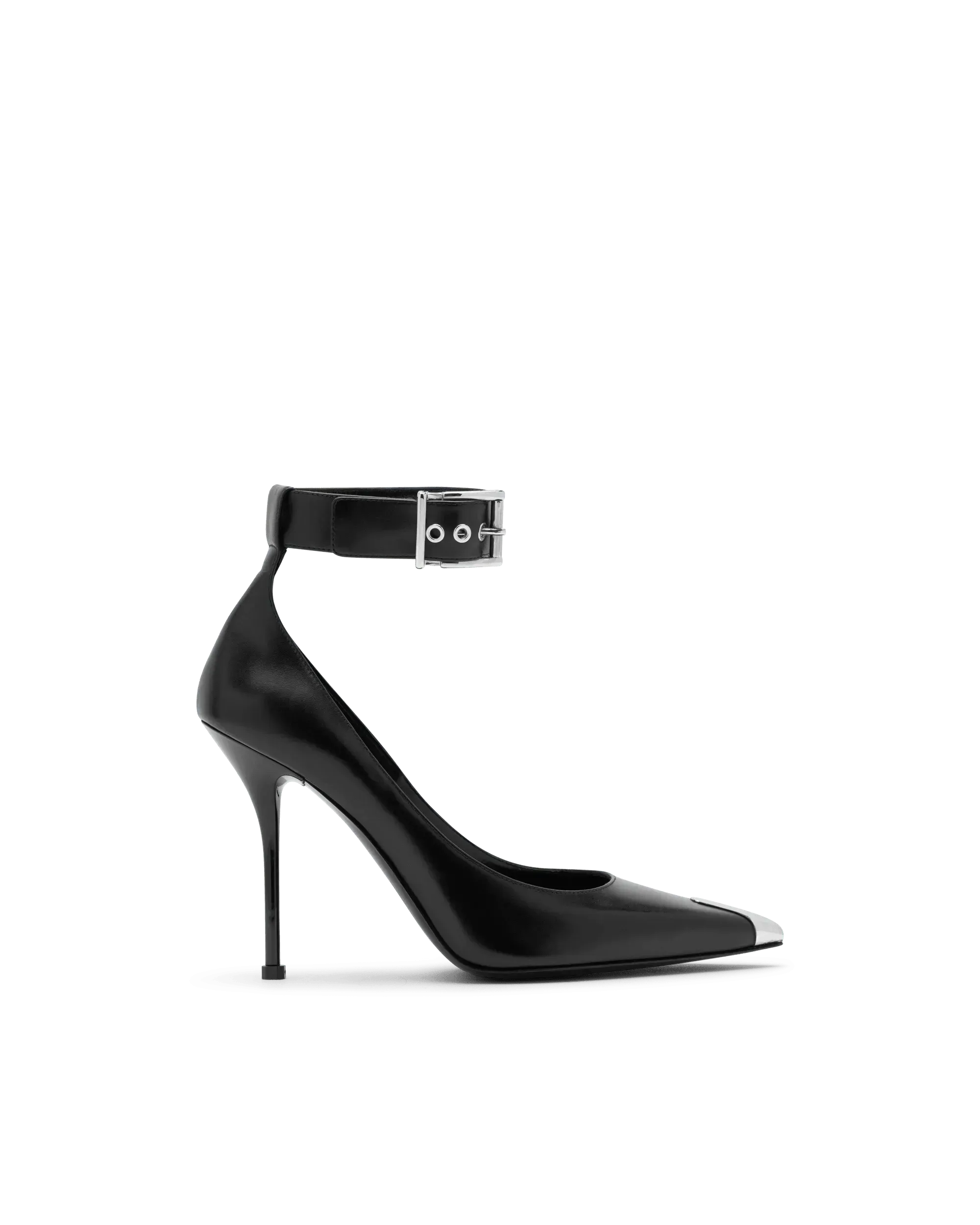 Alexander Mcqueen Shoes Women Punk Ankle Strap Pump