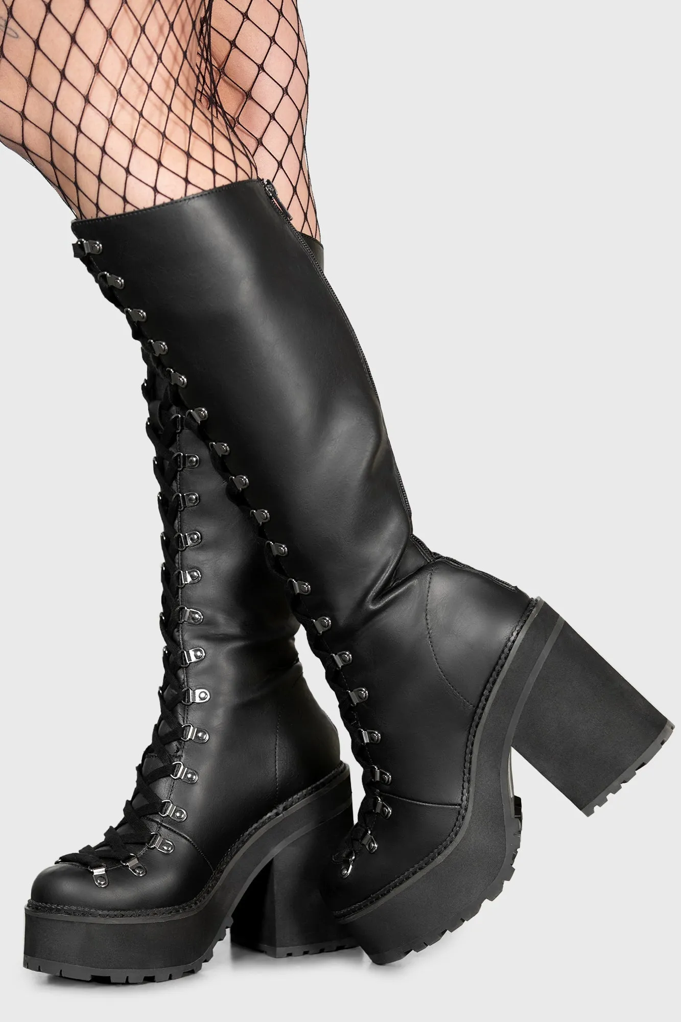 Bloodletting Knee-High Boots - Resurrect