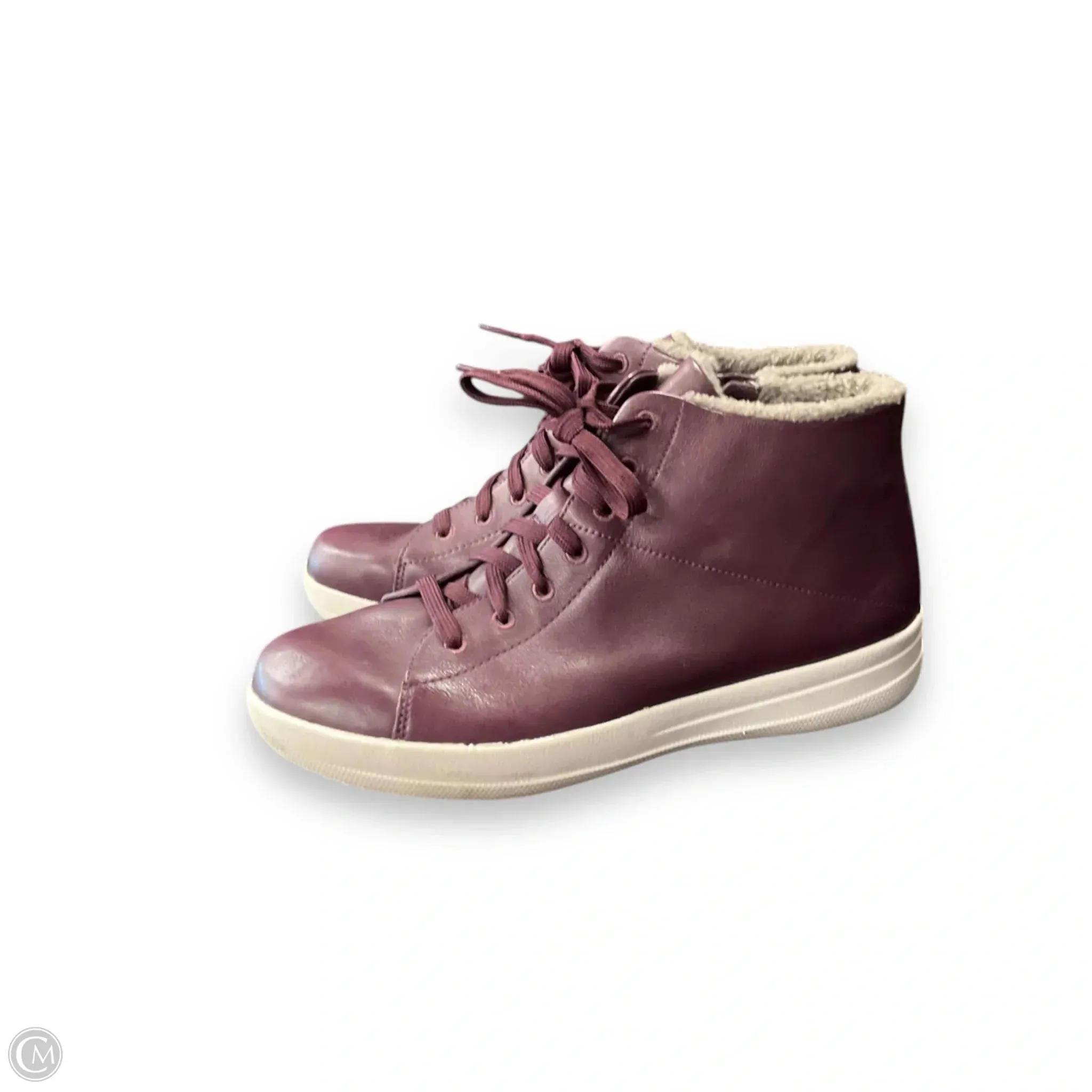 Boots Ankle Flats By Fitflop In Purple, Size: 9