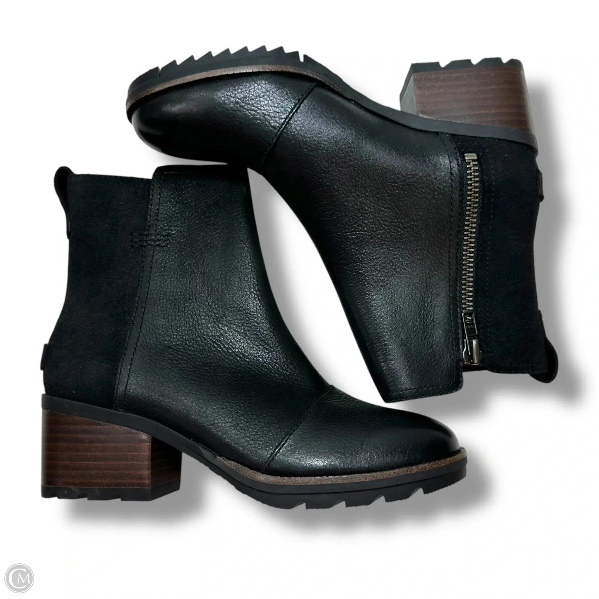 Boots Ankle Flats By Sorel In Black, Size: 5.5