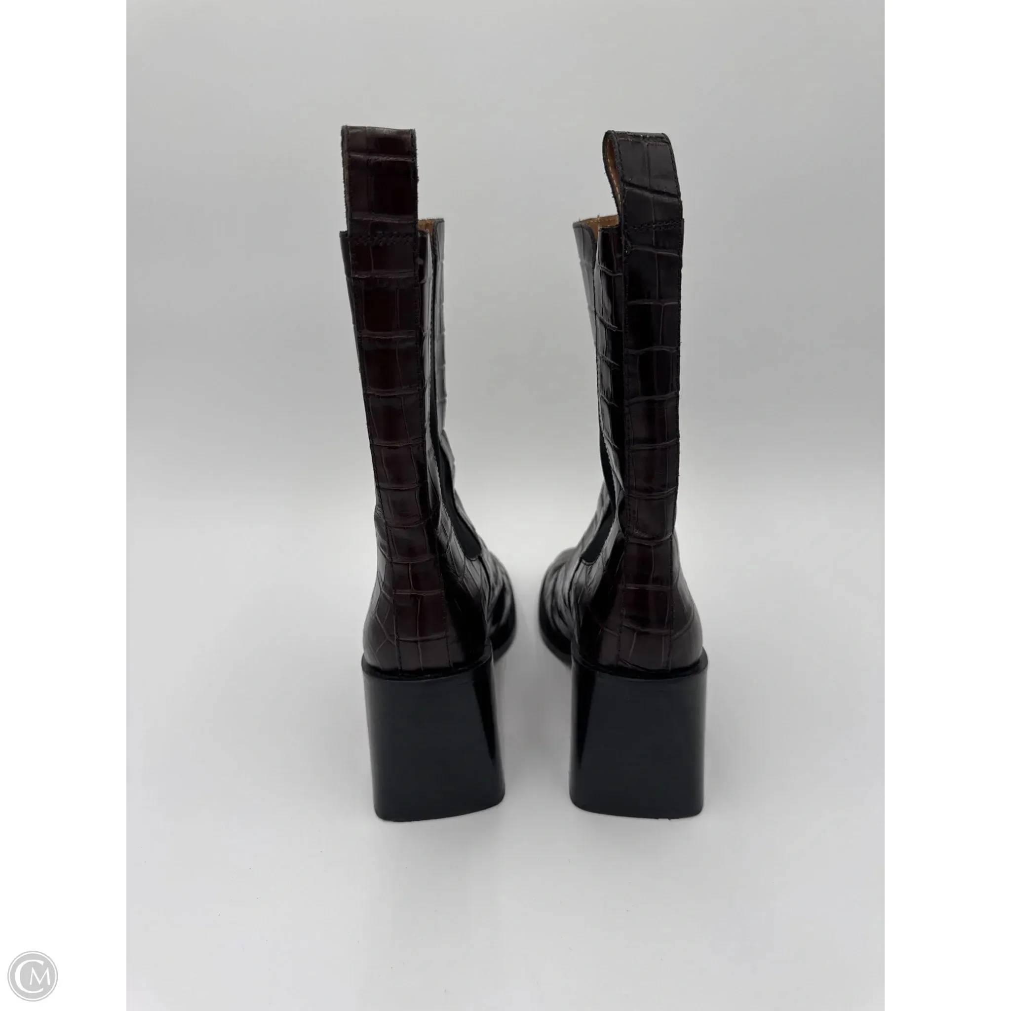 Boots Ankle Heels By & Other Stories In Brown, Size: 9