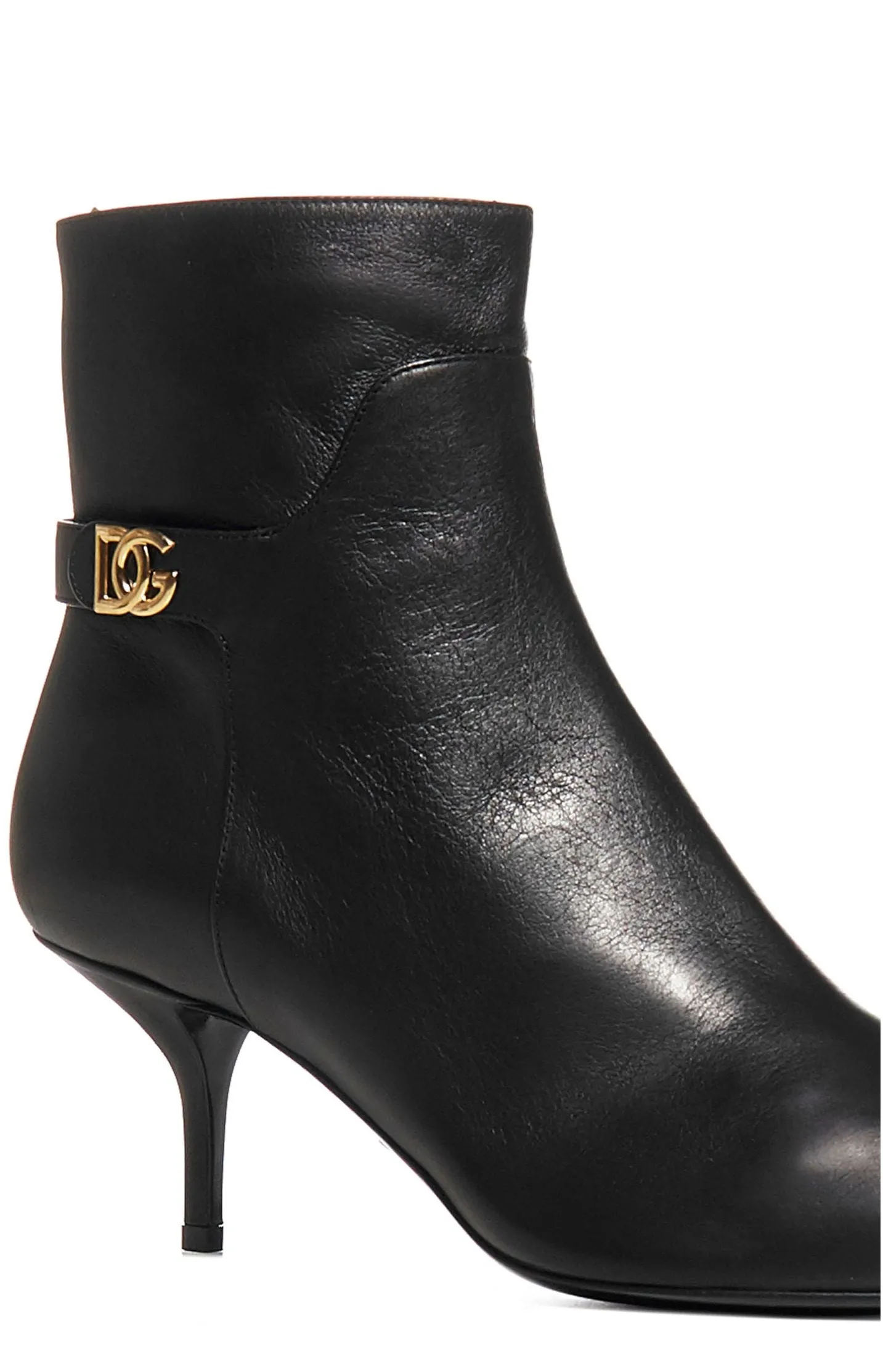 Dolce & Gabbana Monogram Logo Ankle Boots