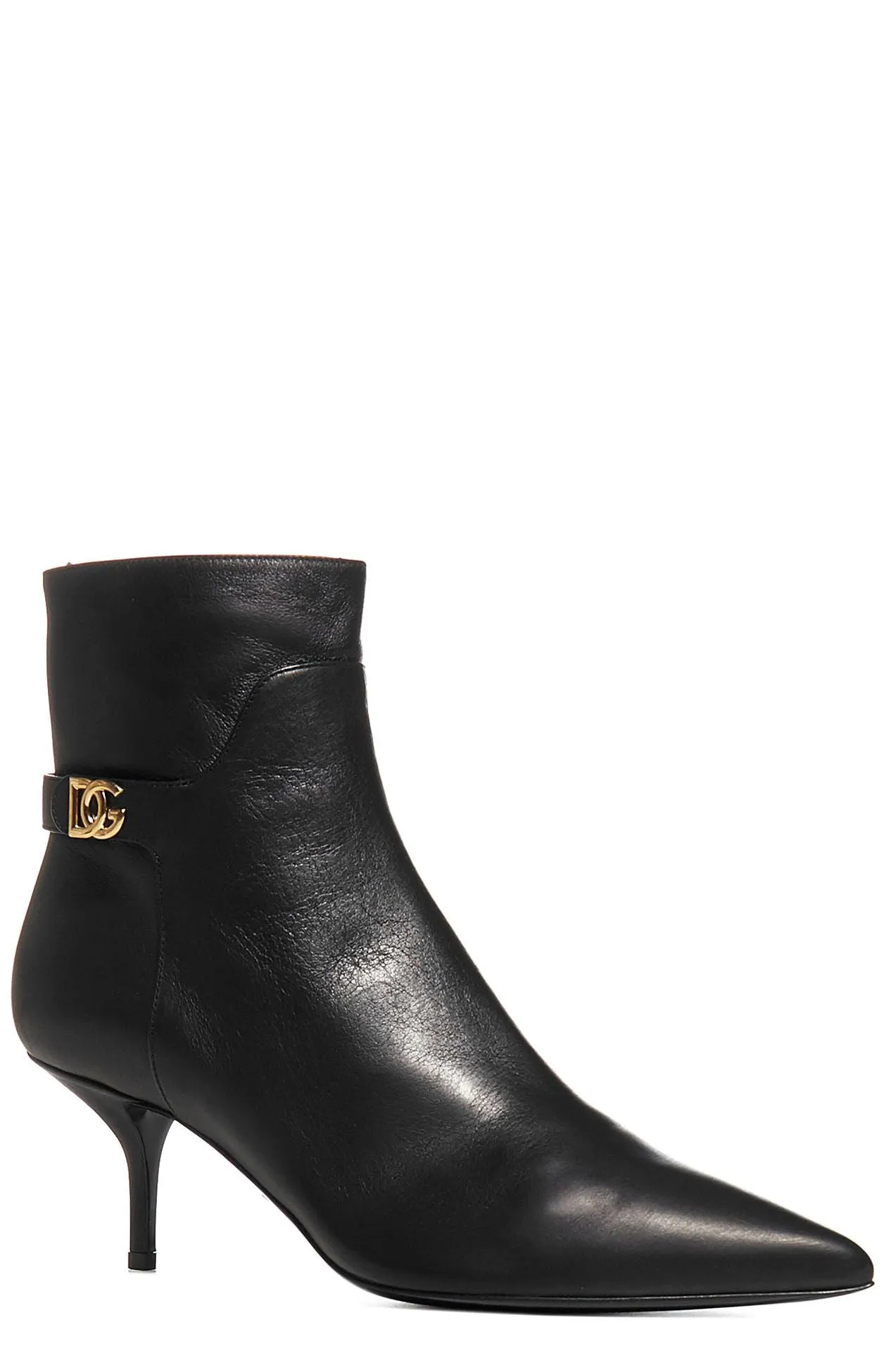 Dolce & Gabbana Monogram Logo Ankle Boots