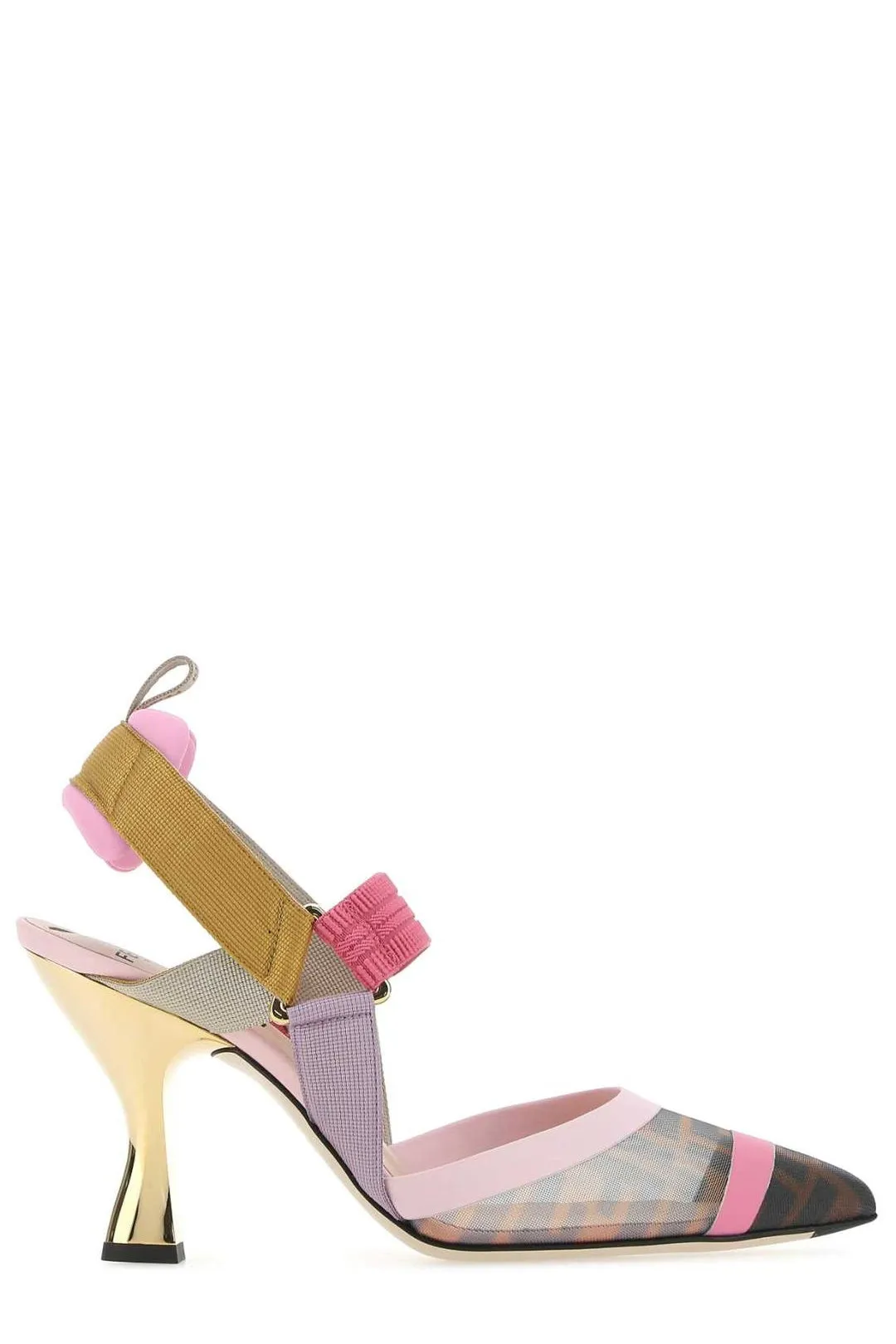 Fendi Slingback High-Heeled Pumps