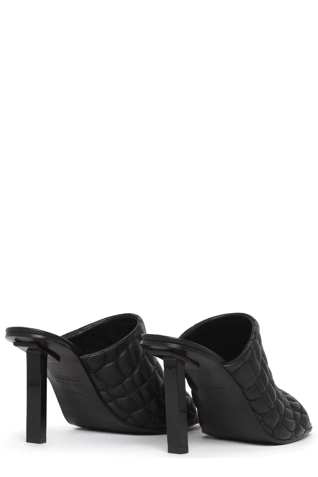 Just Cavalli Quilted High Heel Mules