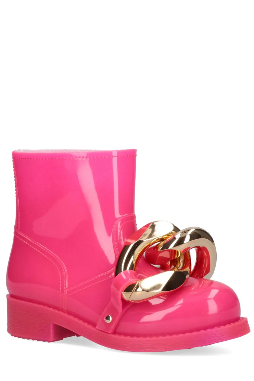 JW Anderson Chain-Embellished Pull-On Ankle Boots