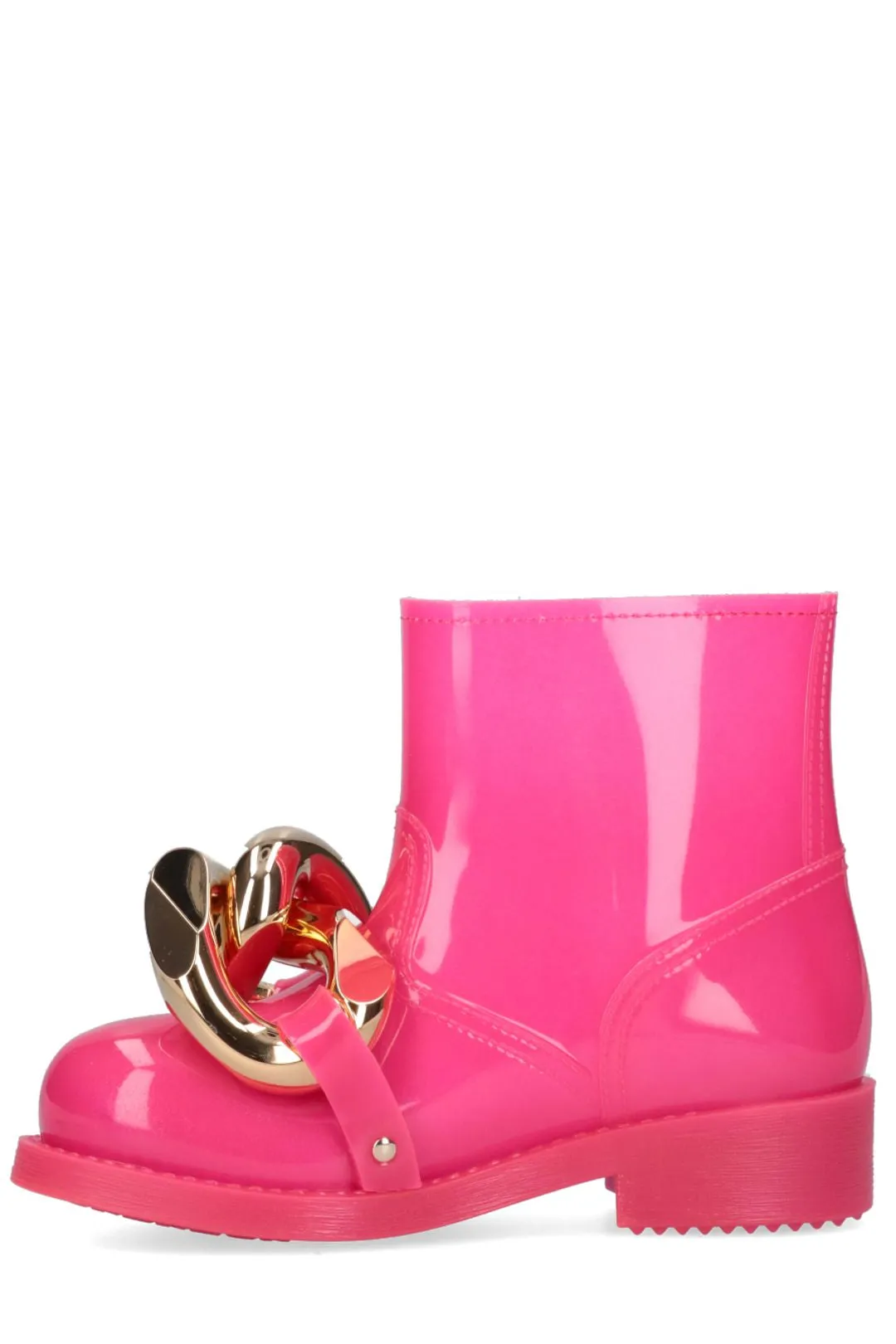 JW Anderson Chain-Embellished Pull-On Ankle Boots