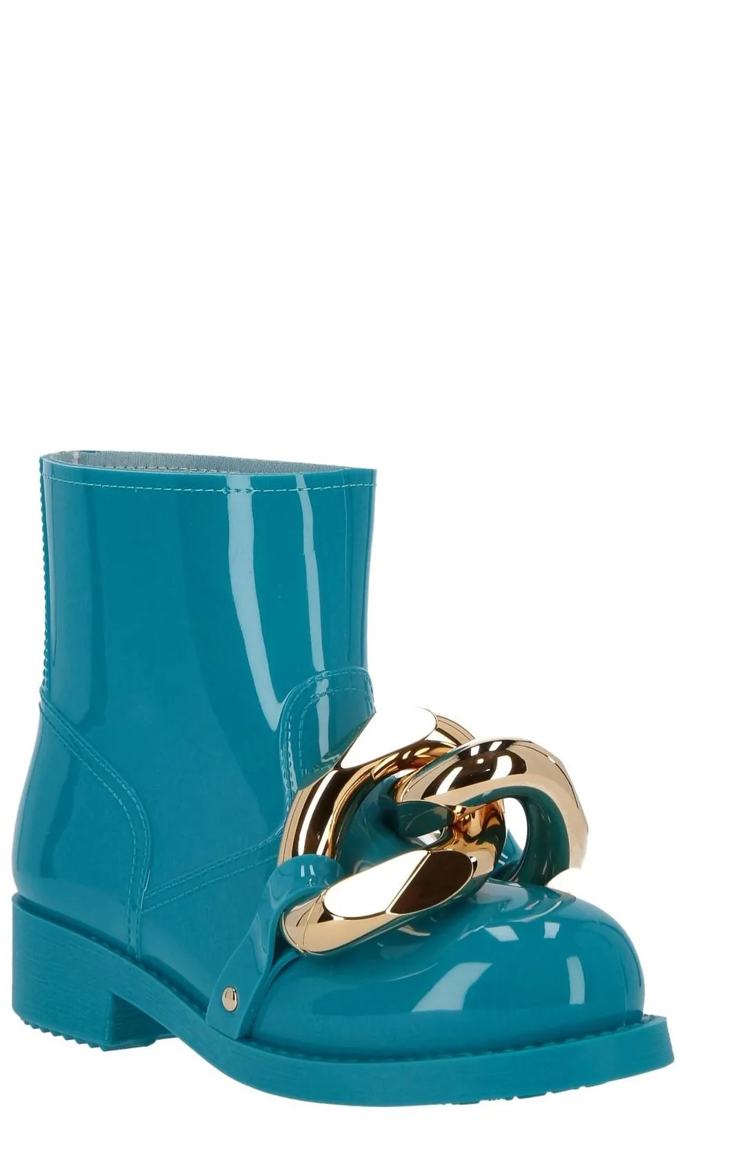 JW Anderson Chain-Embellished Pull-On Ankle Boots