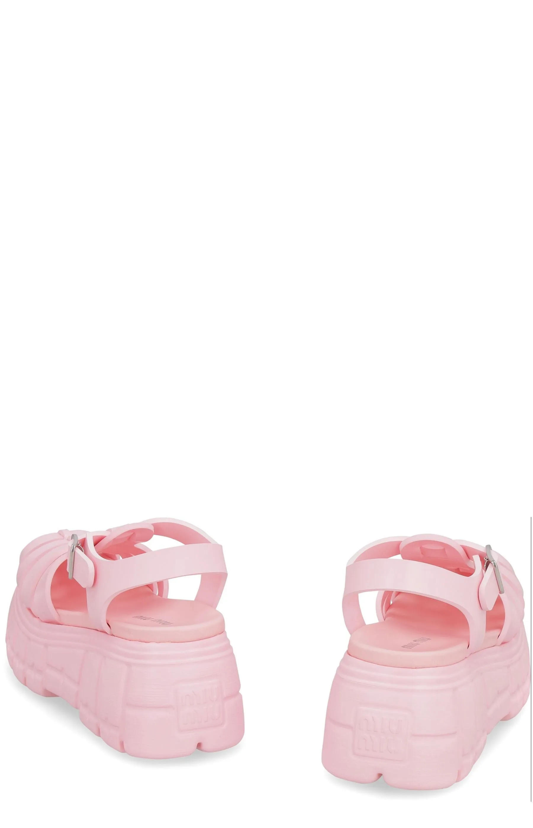 Miu Miu Ankle Strapped Caged Sandals