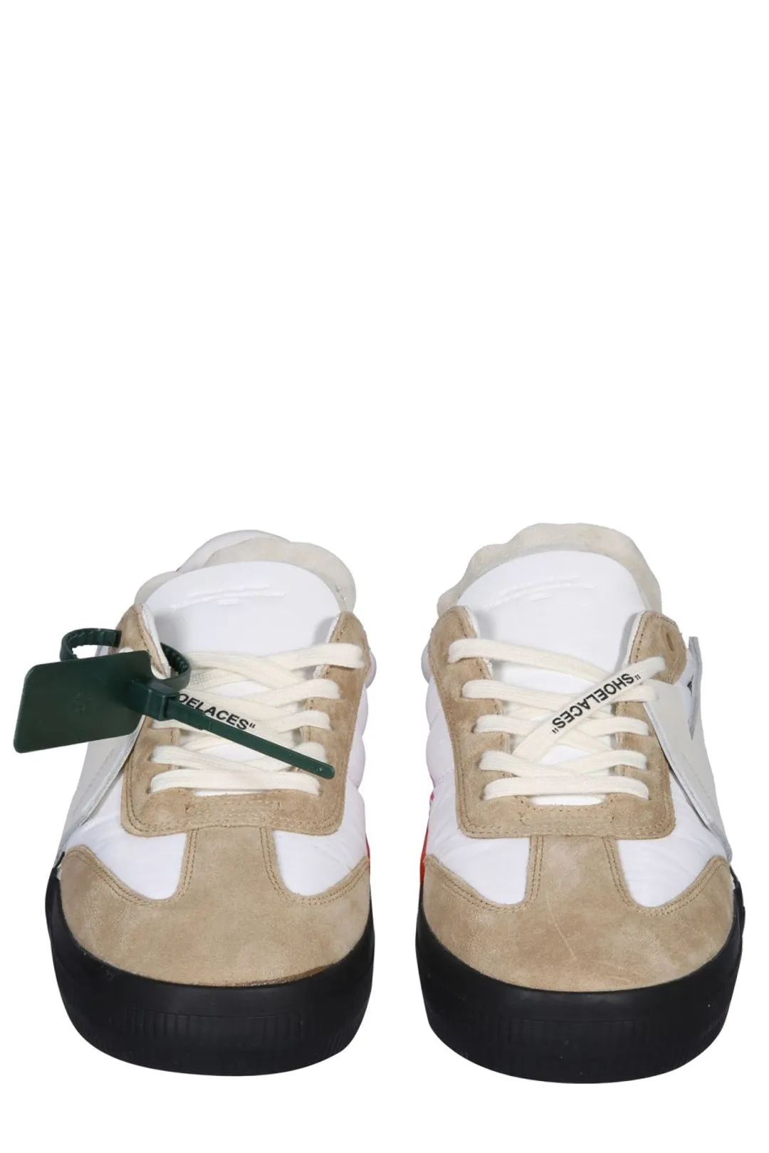 Off-White Vulcanized Lace-Up Sneakers