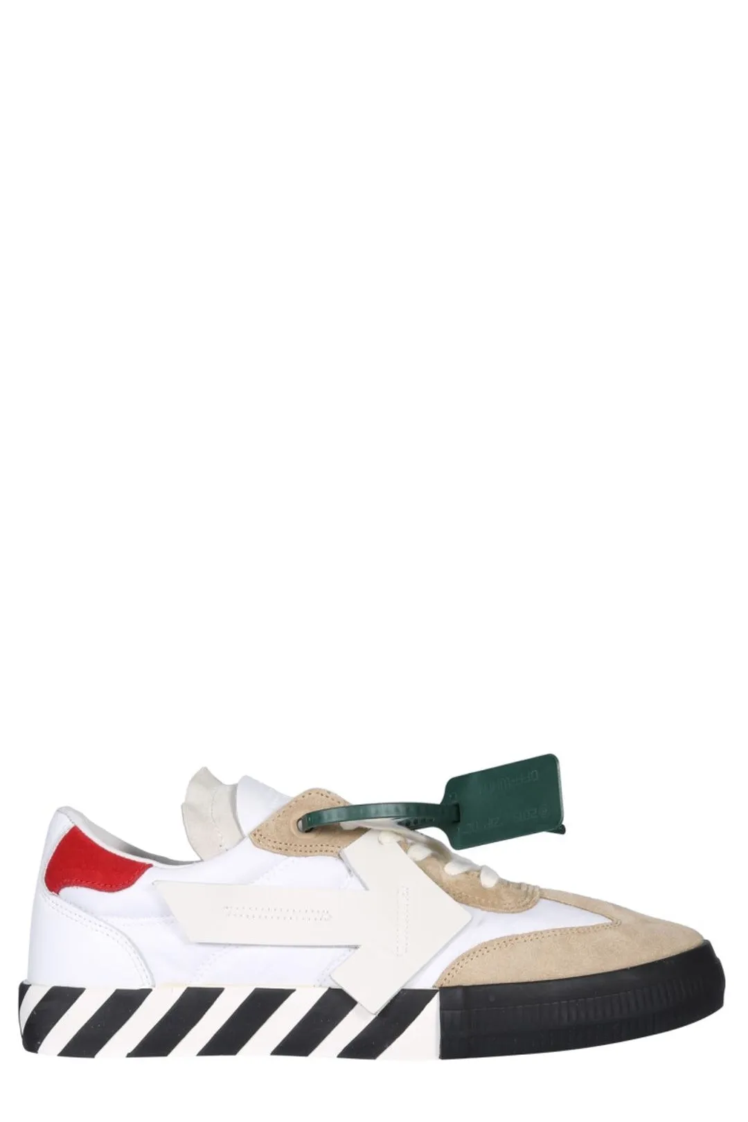 Off-White Vulcanized Lace-Up Sneakers