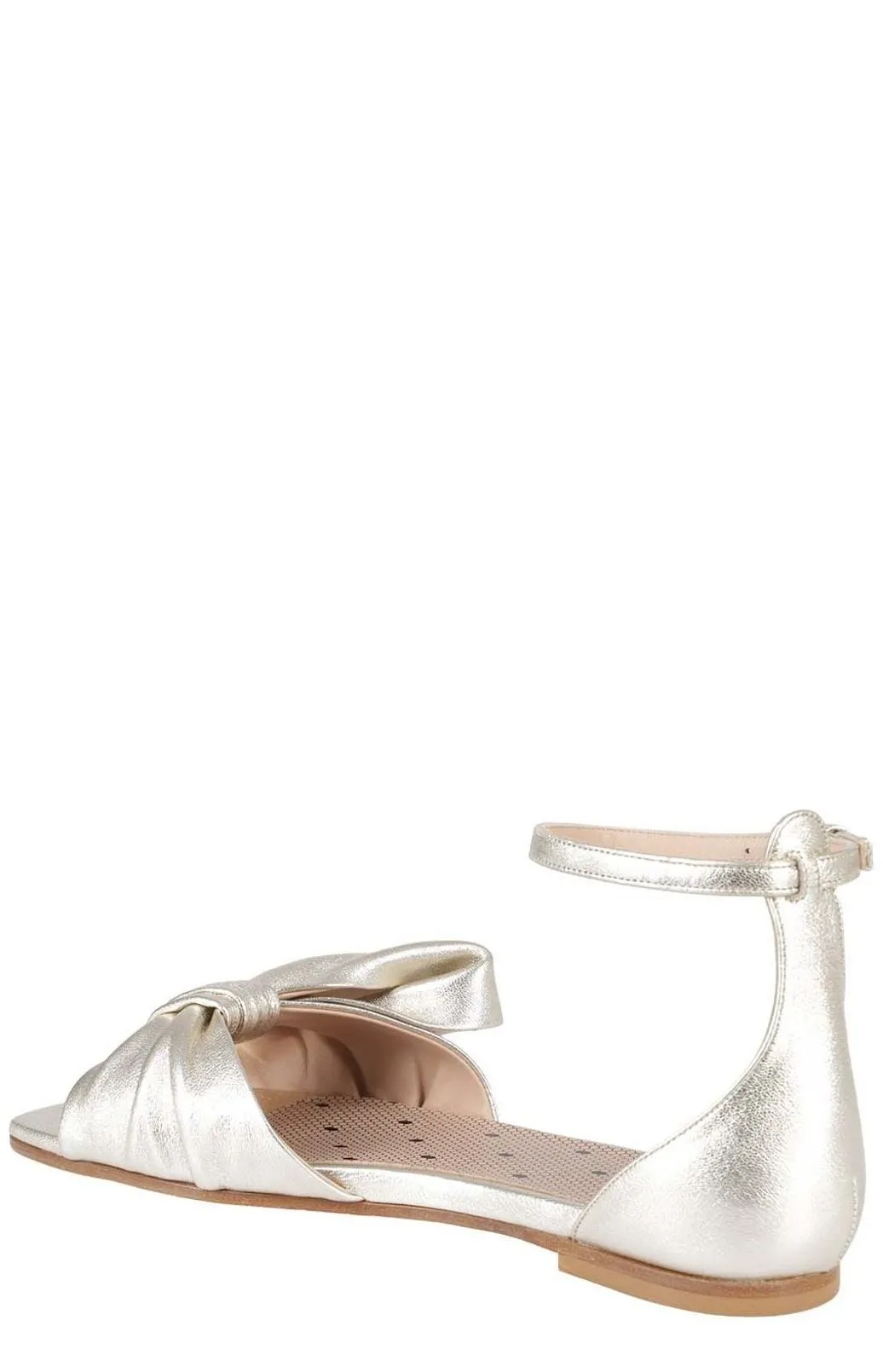 REDValentino Bow Detailed Ankle-Strap Sandals