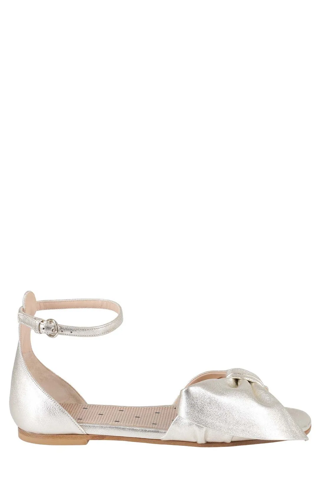 REDValentino Bow Detailed Ankle-Strap Sandals