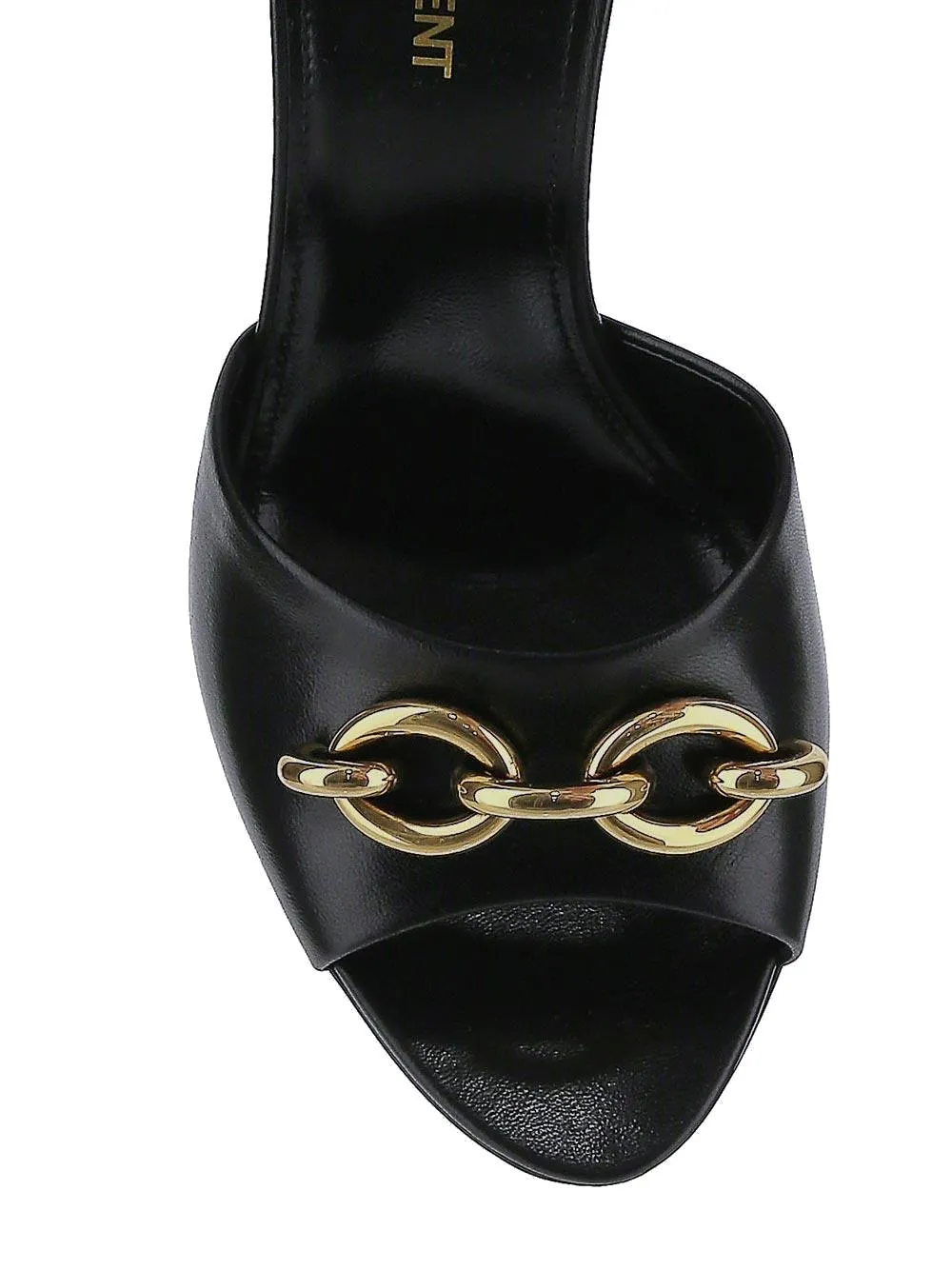 Saint Laurent Chain-Link High-Heeled Sandals