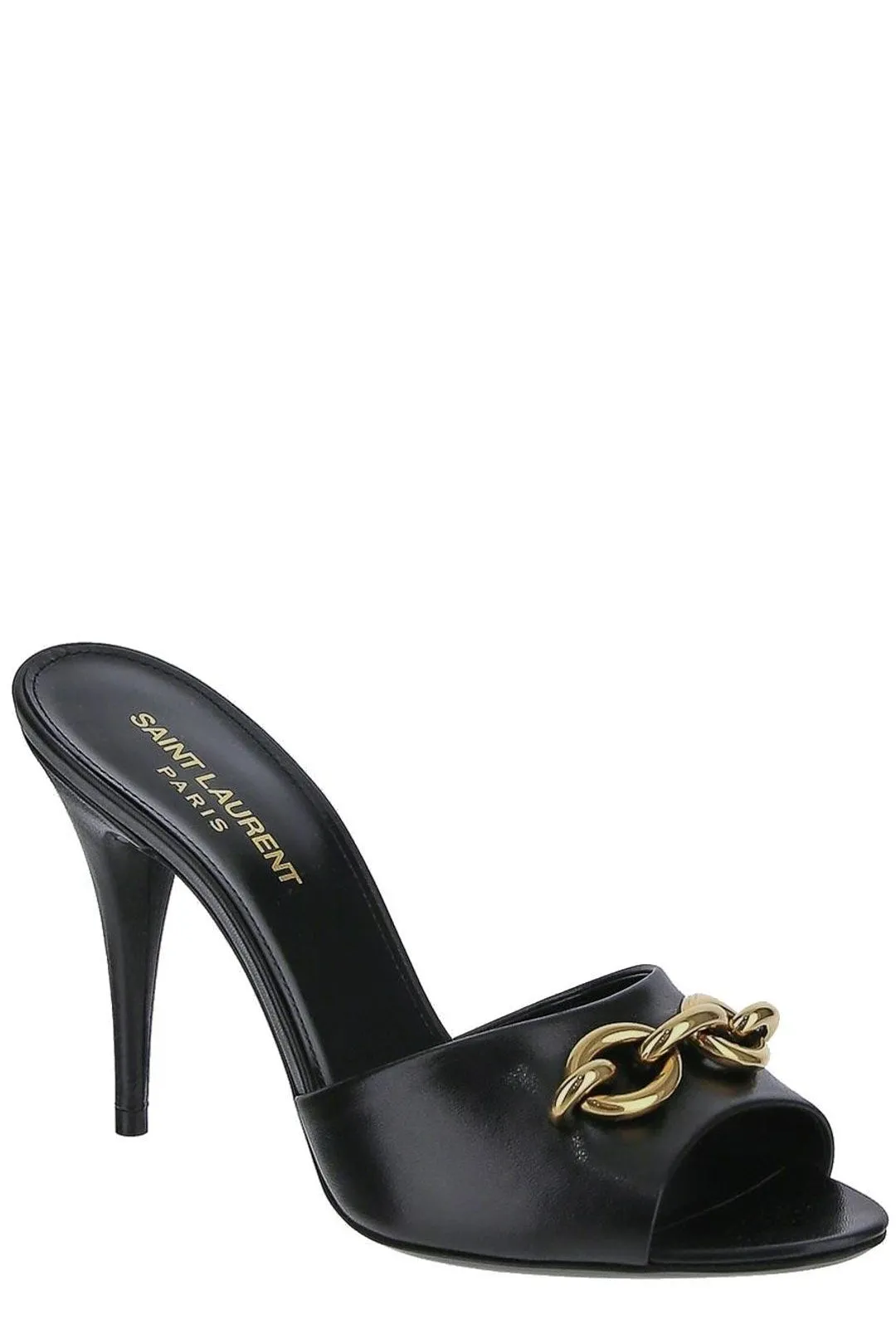 Saint Laurent Chain-Link High-Heeled Sandals