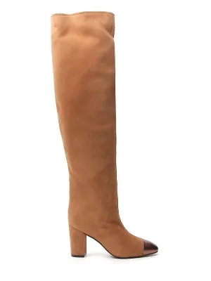 Stuart Weitzman Kimberly Toe Cap Knee High Boots