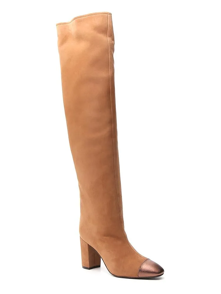 Stuart Weitzman Kimberly Toe Cap Knee High Boots