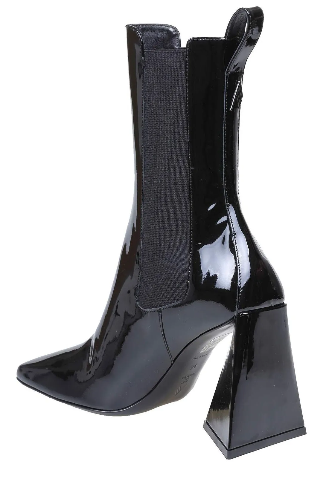 The Attico Devon Squared-Toe Ankle Boots