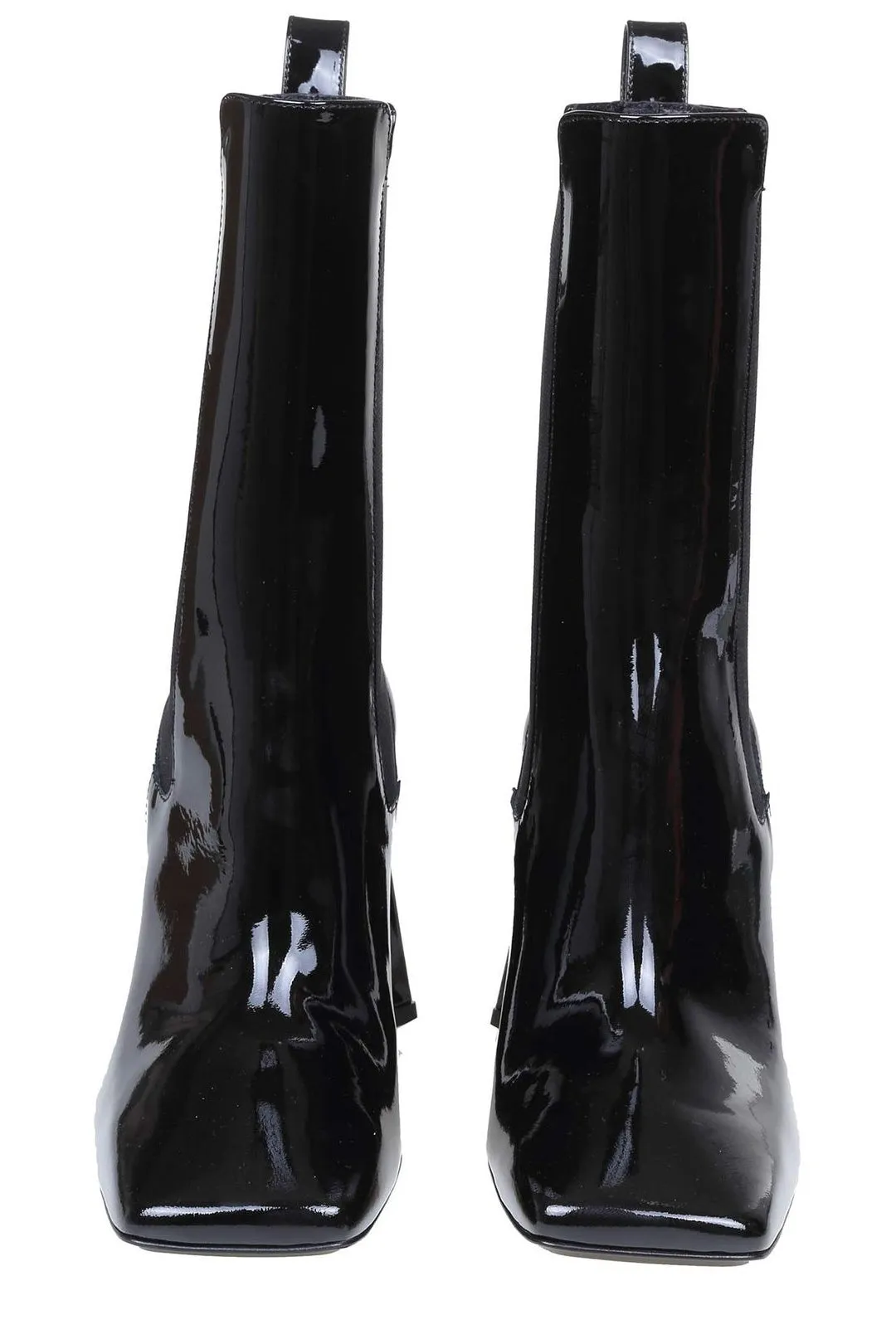 The Attico Devon Squared-Toe Ankle Boots