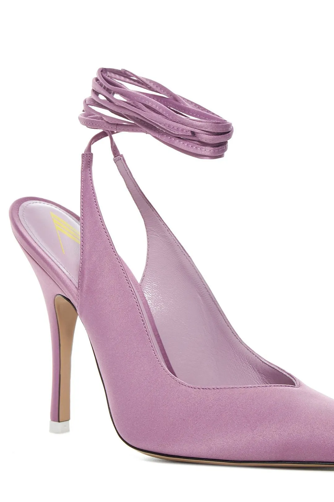 The Attico Pointed-Toe Ankle Strap Pumps