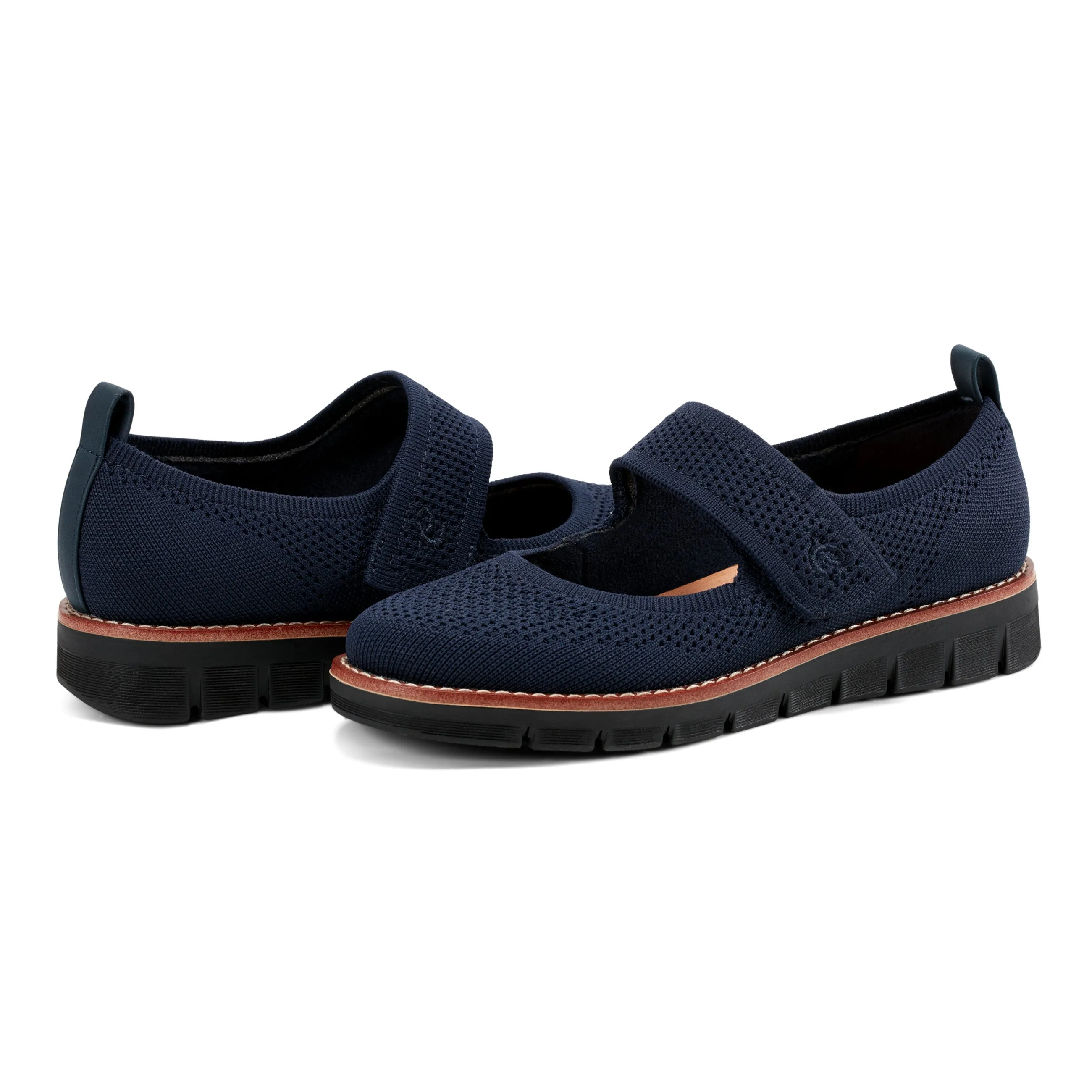 Venna Casual Mary Jane Flats