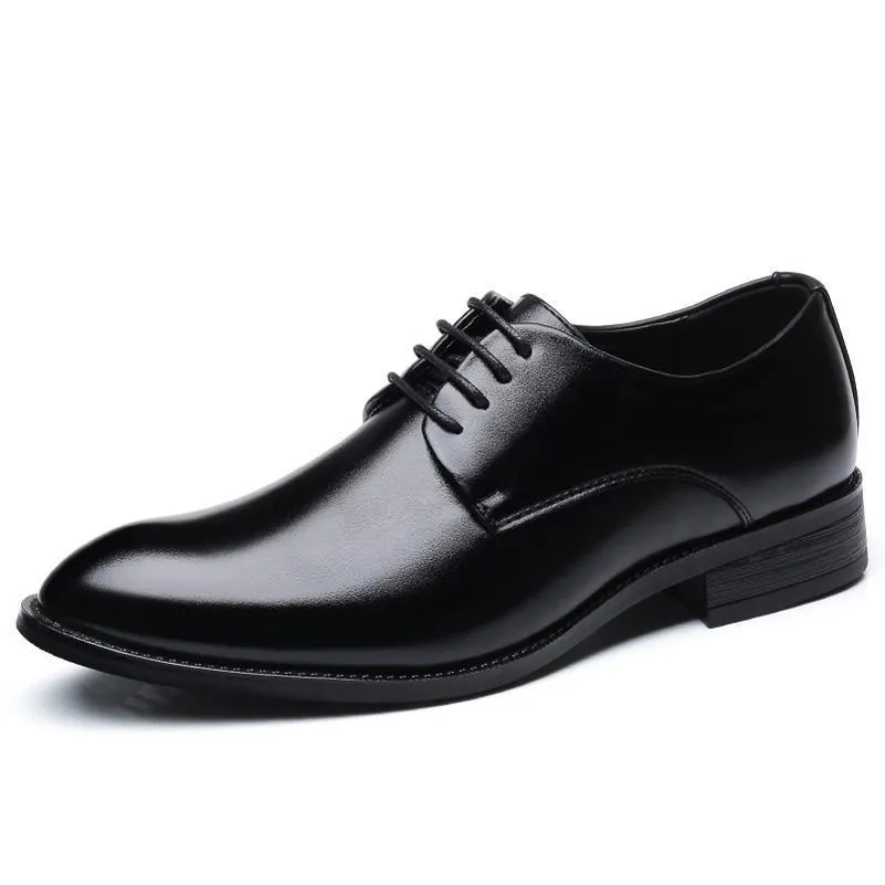 West Louis™ Luxury Classic Man Pointed Toe Shoes