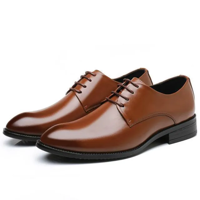 West Louis™ Luxury Classic Man Pointed Toe Shoes