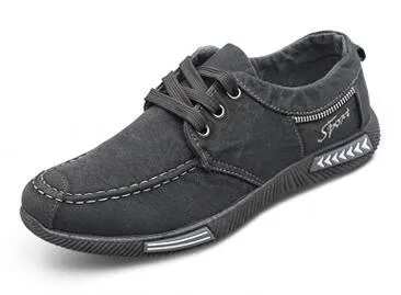 West Louis™ Outdoor Flats Men Canvas Shoes